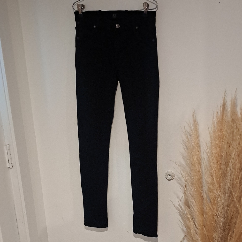 Citizens Of Humanity Avedon Elegant Black Skinny Jeans for Women Size 28 B105